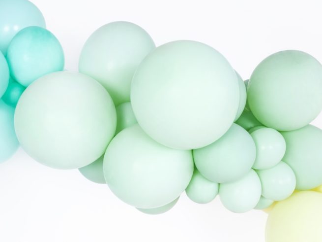 Globos pastel pistacho 1 1 - Los eventos de Moni-K