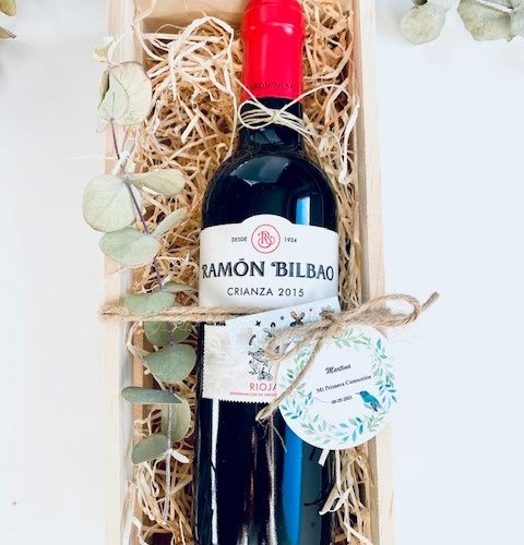 vino caja - Los eventos de Moni-K